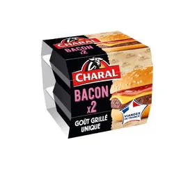 CHARAL Burger bacon 2x155g