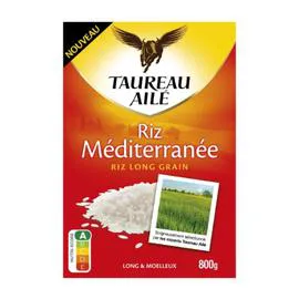 TAUREAU AILÉ Riz long grain méditerranée 800g