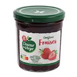 MARQUE REPÈRE, DOUCEUR DU VERGER Confiture de fraises 370g