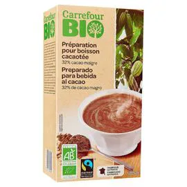CARREFOUR BIO Cacao en poudre maigre 500g