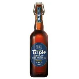 TRIPLE SECRET DES MOINES Bière brune 75cl