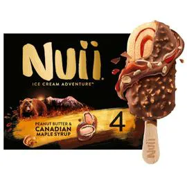 NUII Glaces beurre de cacahuète & sirop d'érable du Canada 272g