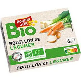BOUTON D'OR BIO Bouillon de légumes BIO 6x12g