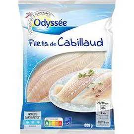 ODYSSÉE Filets de cabillaud 800g