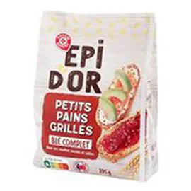 MARQUE REPÈRE, ÉPI D'OR Petits pains grillés Complet 225g