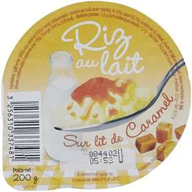 DISCOUNT Dessert riz au lait caramel 200g