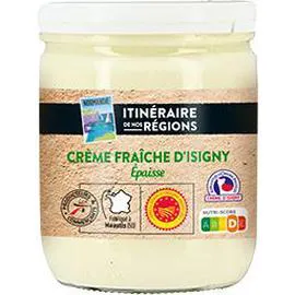ITINÉRAIRE DE NOS RÉGIONS Crème fraîche d'Isigny épaisse AOP 40cl