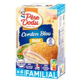 DOUCE FRANCE, PÈRE DODU Cordon Bleu de Dinde 400g