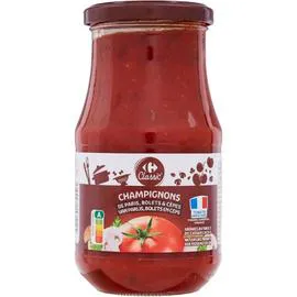 CARREFOUR CLASSIC' Sauce tomate champignons Paris 420g
