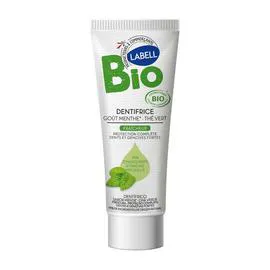 LABELL BIO Dentifrice Fraîcheur goût menthe thé vert BIO 75ml