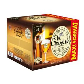 LA GOUDALE Bière blonde 7,2% vol 12x33cl