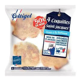 CELTIGEL Coquille saint jacques à la Bretonne 360g