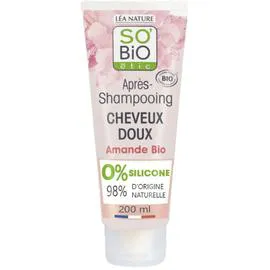 LÉA NATURE, SO'BIO ÉTIC Après-Shampoing au Lait d'Amande Cheveux Doux Bio 200ml