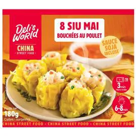 DELI'S WORLD Siu mai bouchées au poulet 180g