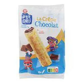 MARQUE REPÈRE, P'TIT DÉLI Crêpes fourrées Chocolat x8 256g