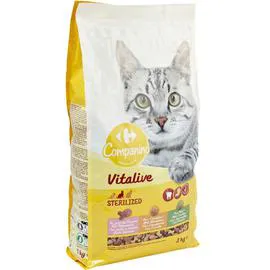 CARREFOUR Croquettes pour chat stérilisé 2kg