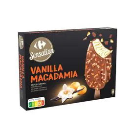 CARREFOUR SENSATION Glaces Vanilla Macadamia 4x70,5g