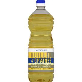 MONOPRIX Huile 4 graines 1l