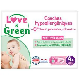 LOVE AND GREEN Couches Ecologiques T4 x42