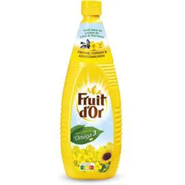 FRUIT D'OR Huile Oméga 3 et 6 1l