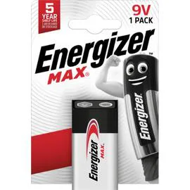 ENERGIZER Pile alcaline Max 9V l'unité