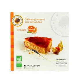 BISCUITERIE PROVENCE Gâteau Gourmet Aux Amandes Goût Orange Sans Gluten Bio 225g