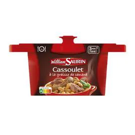 WILLIAM SAURIN Plat cuisiné cassoulet 400g