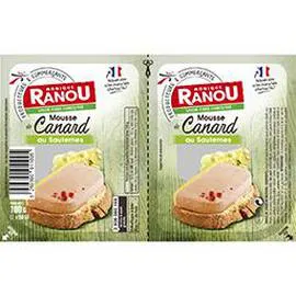 MONIQUE RANOU Mousse de canard au Sauternes 2x50g