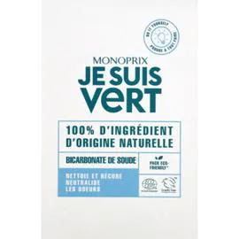 MONOPRIX JE SUIS VERT Bicarbonate de soude 500g
