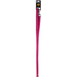 ANIMALIS Laisse Basic Confort 25mm et 100cm pour Chien Fuchsia 100g