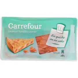 CARREFOUR Saumon fumé à cuisiner 180g