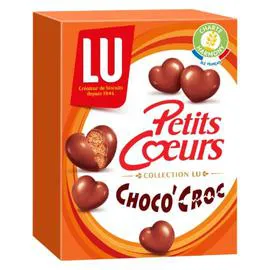LU Biscuits Petits Coeurs Choco Croc 90g