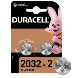 DURACELL Pile Bouton Lithium CR2032 3V x2