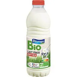 PÂTURAGES BIO Lait frais entier BIO 1l