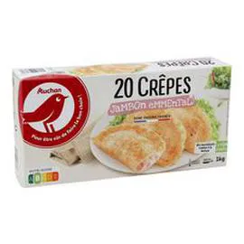 AUCHAN Crêpe jambon emmental 1kg