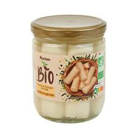 AUCHAN BIO Coeurs de palmier sauvage en bocal 250g