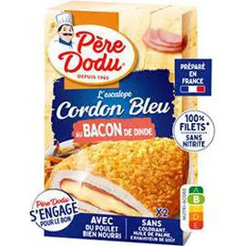 DOUCE FRANCE, PÈRE DODU Cordon bleu Poulet avec bacon dinde 200g