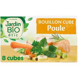 LÉA NATURE, JARDIN BIO ÉTIC Bouillons de cubes poule Bio 8x10g