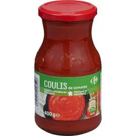 CARREFOUR Sauce coulis de tomate 400g
