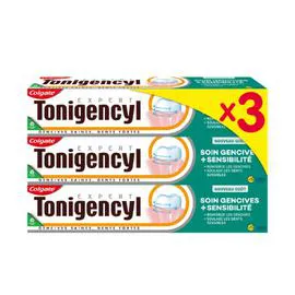 COLGATE Expert Dentifrice tonifiant gencives et dents sensibles 3x75ml