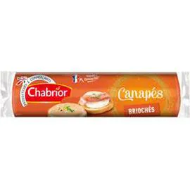 CHABRIOR Canapés briochés 250g
