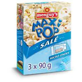 MENGUY'S Pop corn salé Micro-ondes 3x90g