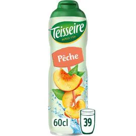 TEISSEIRE Sirop pêche 60cl