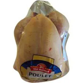 TOP BUDGET Poulet jaune PAC 1,2kg