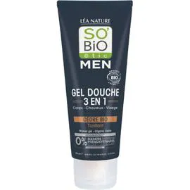 LÉA NATURE, SO'BIO ÉTIC Gel Douche Tonifiant 3 en 1 au Cèdre Bio 200ml