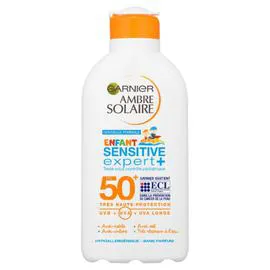 GARNIER, AMBRE SOLAIRE Lait solaire enfant sensitive expert + SPF50+ AMBRE SOLAIRE 250ml