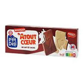 MARQUE REPÈRE, P'TIT DÉLI Gaufrettes Fourrés 128g