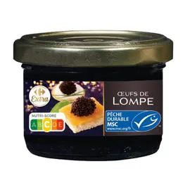 CARREFOUR EXTRA Oeufs de lompe noirs 80g