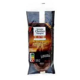 AUCHAN Chorizo Espagnol fort 225g