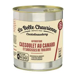 LA BELLE CHAURIENNE Plat cuisiné cassoulet au canard 840g